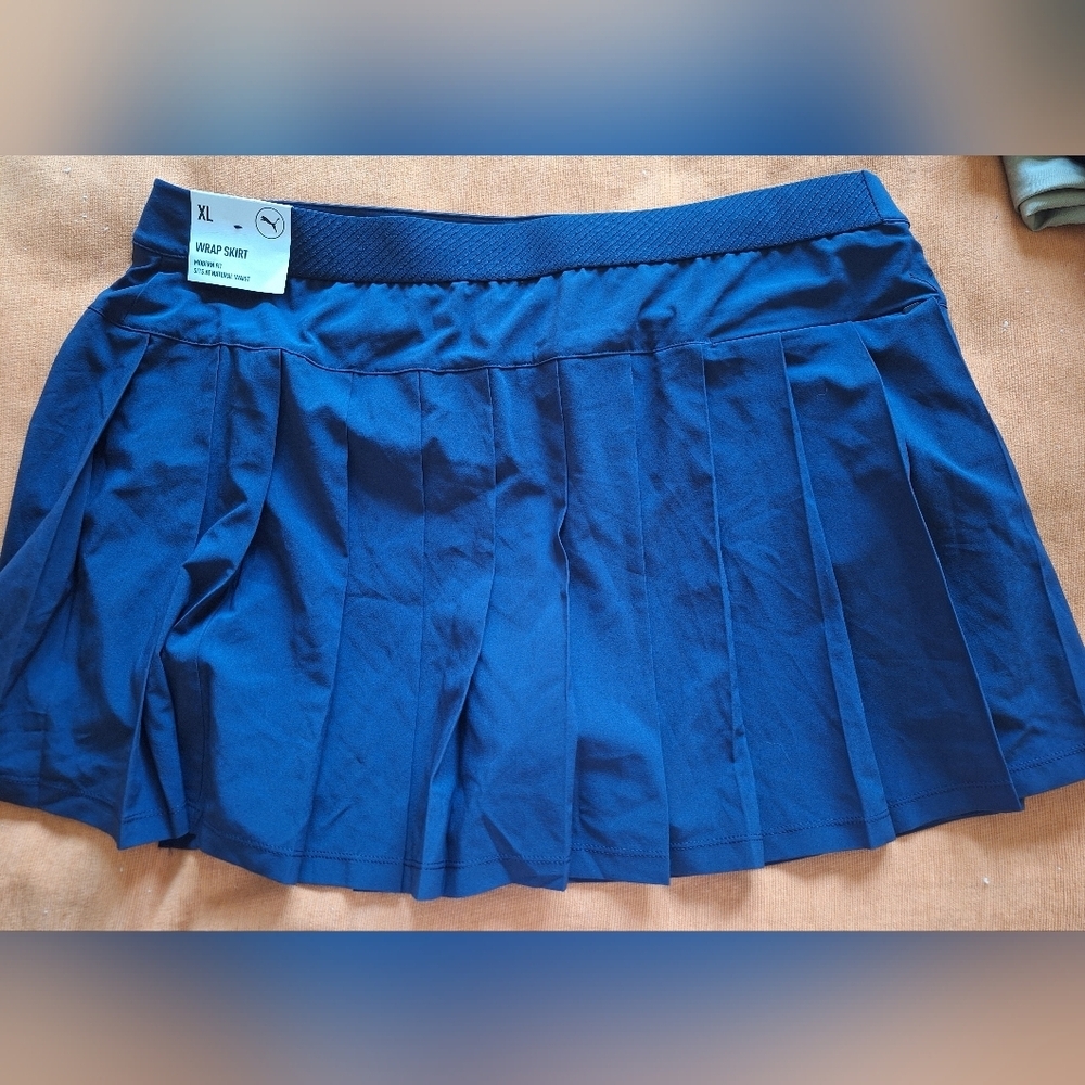 Puma Womens Resort Wrap Skirt size XL Navy Blue New with tags - Picture 5 of 6